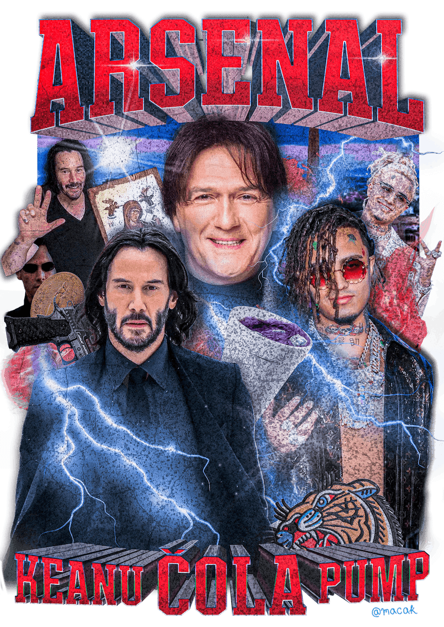 Arsenal — Keanu Cola Pump dizajn